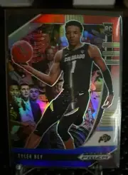 Tyler Bey 2020-21 Prizm Draft Pick Red White Blue Crusade Rookie SP RC #35