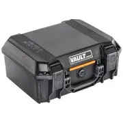Pelican Vault V200 Hard Case (Camera, Pistol, Gear, Equipment) With Foam Black
