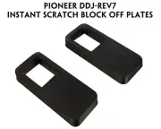 Instant Scratch block off plates for Pioneer DDJ-REV7 (Set of 2)