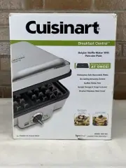 NEW Cuisinart Breakfast Central Model WAF-300 Belgian Waffle Maker, Open Box