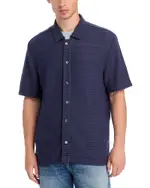 Madewell Lagos Short Sleeve Textured Camp Shirt