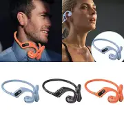 Sport Wireless Bone Conduction Earbuds Bluetooth Headphones With Digital Display