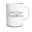 Create Magic Manifest Dreams Mantra Mugs Inspirational NIB*