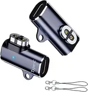 sweguard Shokz Headphone Charger Adapter 2-Pack USB C Charging Adapter to Shokz Magnetic Converter Compatible with Aftershokz Aeropex, Shokz OpenRun Pro/Air/Mini, OpenComm 2/UC
