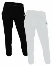 Soffe Girl's Comfy Low Rise Capris 2 Pack Black & White SZ Small 7 New With Tags