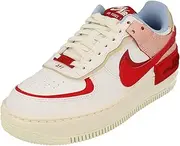 [Nike] Womens Air Force 1 Shadow AF1 Trainers CI0919 Sneakers Shoes (UK 6 US 8.5 EU 40, Summit White University red 108)