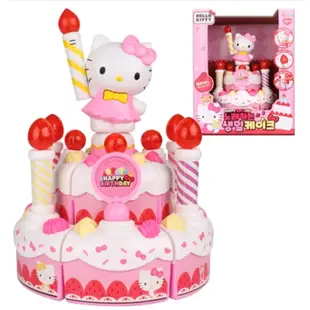 2 Kids<Hello Kitty>音樂生日蛋糕 三麗鷗 家家酒 生日蛋糕 音樂 凱蒂貓 吹蠟燭 原價899 生日
