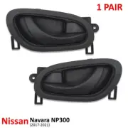 For Nissan X-TRAIL 14-17 Navara D23 2015 - 21 Pair Inner Handle Door Black (for: Nissan)