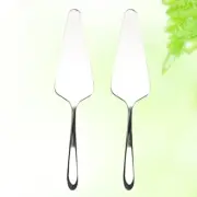 2 Pcs Pie Server Stainless Steel Cake Pizza Spatula