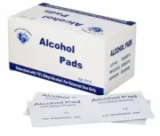 100x Alcohol Prep Pads Swab Wipes 75% Ethyl Cleaning Sterile General Use