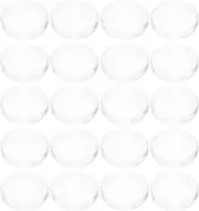 Plastic Petri Dishes with Lid - 20Pcs Agar Plates, Clear Empty Dish for School S