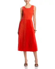 Elie Tahari Mave Mixed Media Dress
