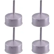 4x Avanti Inox Replacement Espresso Funnel/Tube For Avanti 2 Cup Espresso Maker