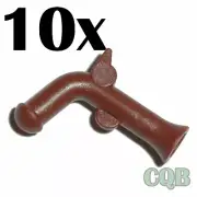 NEW LEGO - Weapon - gun - Flintlock Reddish Brown x 10 - Pirate Flintlock