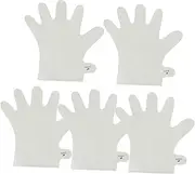 KALLORY 5pcs Exfoliating Hand Masks for Moisturizing and Natural Ingredients for Softening Skin Hand Care Without Emulsion