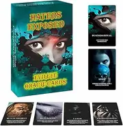 ZHQGYN Evil Eye Oracle Cards, Haters Exposed, Return to Sender, Oracle Cards for Insight and Discovery, Eyewitness Exposed, Deck of Wisdom and Revelation