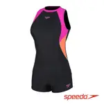 SPEEDO 女 運動兩截式泳裝 BOOM LOGO SPLICE(黑/粉紅/橘)