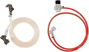 Brewing Tools Homebrew Kegging Kit Co2 Regulator Flow Control Beer Tap Picnic Tap for Ball Lock Corny Keg Accessories(A)