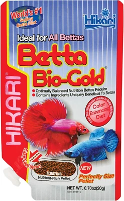 Hikari Tropical Betta Bio-Gold Fish Food, 0.70 Oz (20G)