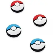 Thumb Grip Set Joystick Caps Compatible with Nintendo Switch/OLED/Lite Console,Silicone Analog Stick Caps for Switch Controllers Red+Blue,2 Pairs