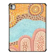 iPad Pro 13-inch (M4) iPad Impact Case Narooma - Aboriginal Art