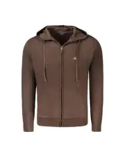 Norway 1963 ZipUp Hoodie Brown Knitwear - Sweaters -Size XL