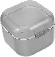 Beaupretty Nail Art Tool Cleaning Supplies Box Detachable Tray Plastic Soaking Tray for Nail Drill Bits Manicure Tools Soaking Bowl for Salon Home