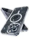 for iPhone 15 Pro Max Case sparkly,MagSafe,drop Protection. Screen Protector