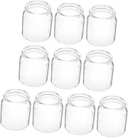 TOYANDONA 10Pcs Mini Test Tube Flower Vases Glass Micro Landscape Bottles for Succulent Propagation for Office Desk Bookshelf Decor for Flower Preservation Terrarium Displays