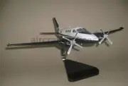 Beech C-90 King Air CANADA C-FMFX Wood Airplane Model - BIG