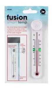 JW Pet Fusion Smart Temp Non-Standing Magnet Style Aquarium Thermometer