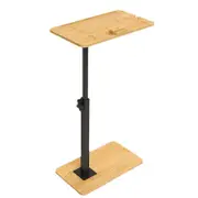 Catzon C-Shaped End Table for Couch Arm with 360 degree Rotating Phone Holder
