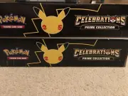 (2) Pokemon TCG 25th Anniversary Celebrations Prime Collection Amazon Exclusive