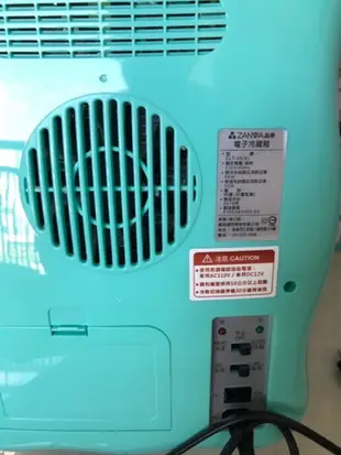 二手近全新 ZANWA 晶華 便攜式冷暖兩用電子行動冰箱 冷藏箱 保溫箱(CLT-08B) 迷你冰箱