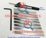 8MM MINI LATHE PARTING CUT OFF TOOL HOLDER 10x BLADES UNIMAT EMCO BOXFORD MYFORD