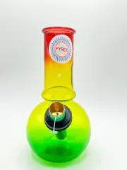 15cm Glass Smoking Pipe with Water Pourer, Cone Piece & Stem | Free Shipping