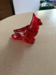 Vintage Avon Red Cardinal Bird Perfume Bottle- 1970s