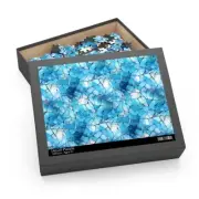 Puzzle 120, 252, 500-Piece Shattered Glass Broken Sleek Futuristic Sharp Mirror