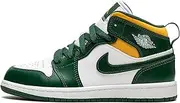 [Nike] Jordan Preschool Jordan 1 Mid PS 640734 371 Sonics - Size 3Y