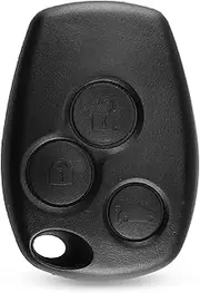 FLJKCT Car Key Shell 3 Button Remote Key Shell Case,for Renault Megane Modus Espace Laguna Duster Logan Dacia Sandero Fluence Clio Kangoo
