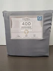 Hotel Signature Sateen 400 Thread Count 6 pc Queen Sheet Set Gray