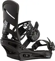 Burton Men's Mission Re:Flex Snowboard Binding (Black, Small)