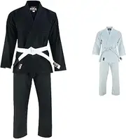 REX Sports Karate Uniform for Kids & Adults Lightweight Student Karate Gi Martial Arts Uniform with Belt