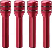 Door Lock Cover Car Alloy Door Lock Pins Lock Pin Screw Knob Fit for Skoda Fit Fit Octavia 2 A7 A5 A4 VRS Fabia 2 1 Rapid Yeti Superb 3 Felicia Citigo Beautiful (Color : Red, Size : 1)
