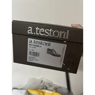 A. Testoni 超質感 6號 9成新outlet購入 深藍 Salvatore ferragamo Prada