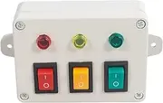 Qianly Traffic Light Mini Board with Switch for Educational Play, Multicolor