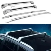 4Pcs Roof Rails Rack Crossbar Fits for Acura RDX 2012-2018 Silver roof rail rack