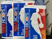 1989-90 Hoops Basketball Sealed Wax Packs Possible Michael Jordan/ Robinson!