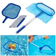 Swimming Pool Leaf Skimmer Net Pond Cleaning Leaves Fine MeshTool Aluminum Pole