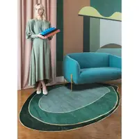 在飛比找ETMall東森購物網優惠-CASLN現代輕奢個性地毯原創設計客廳茶幾墊不規則簡約臥室床